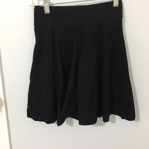 Black skater skirt